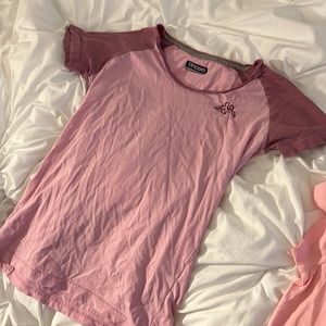 Pink kappa t shirt